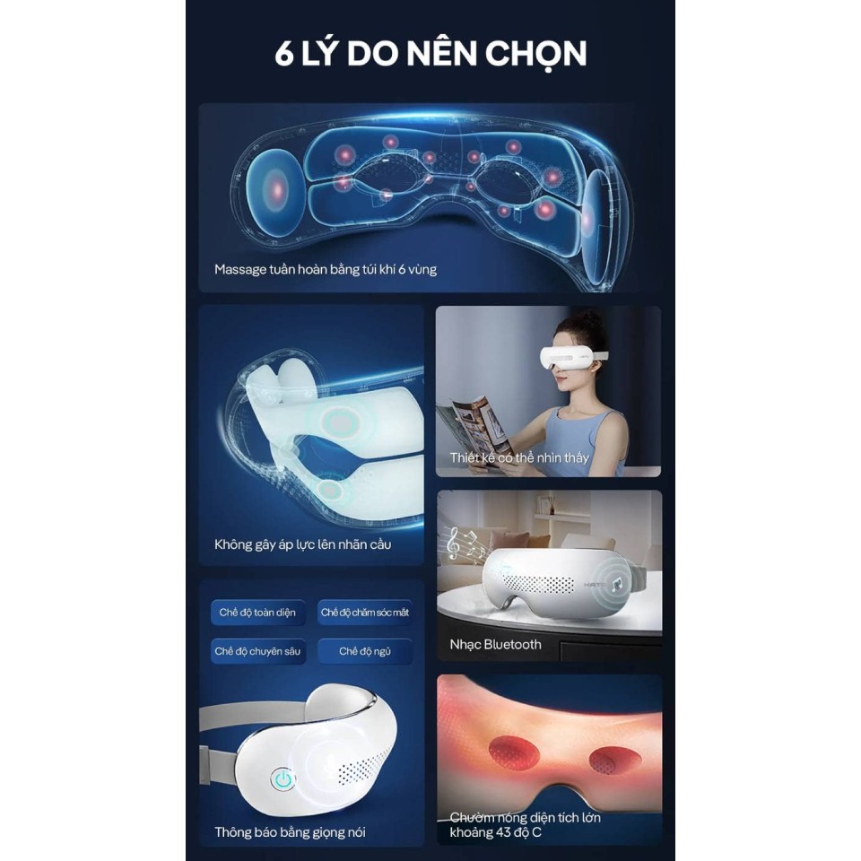 6 lý do nên chọn máy massage mắt KATA ME10 PRO